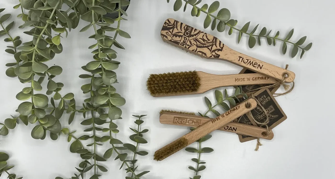 Boulderborstels met naam